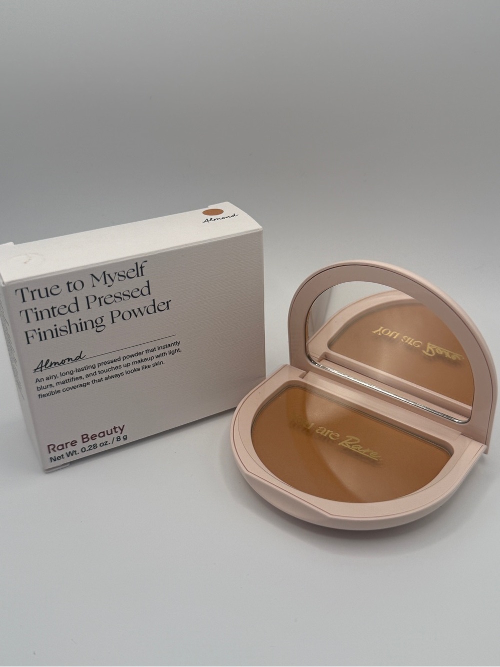 NIB Rare Beauty True to Myself Tinted Pressed Finishing Powder Almond